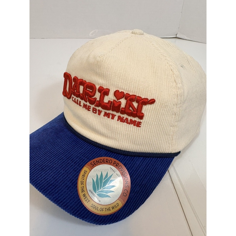 Sendero CO. Darlin Call Me By My Name Hat-- one size Embroidered / Corduroy